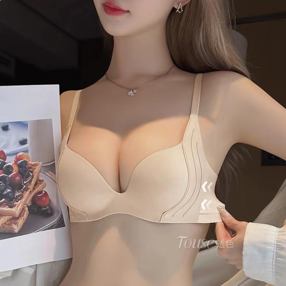 Wireless Push Up Bra for Small - Bralette Triangle Set review and price