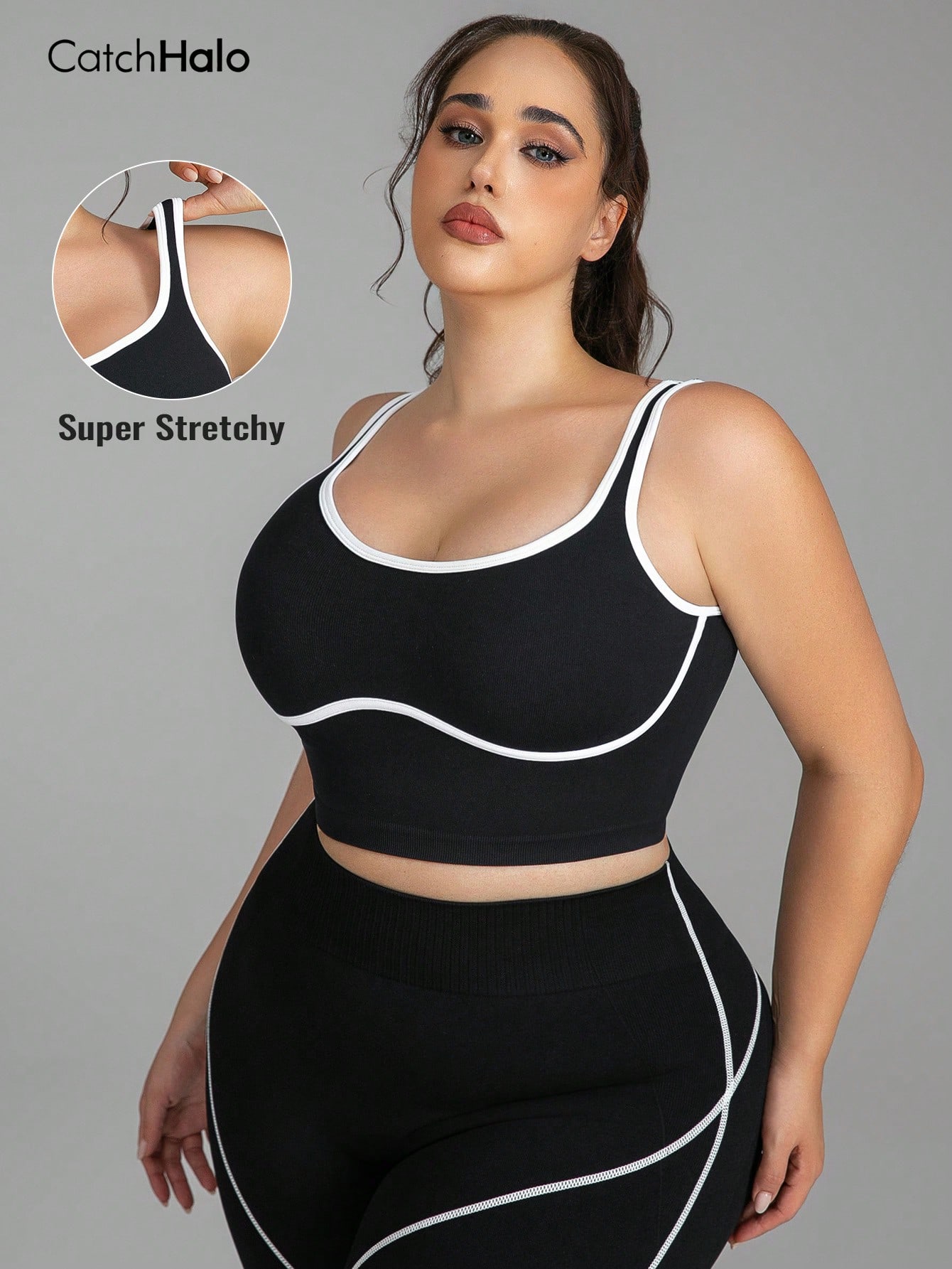 Women Plus Size Seamless Brale - Crop Top Crochet review and price