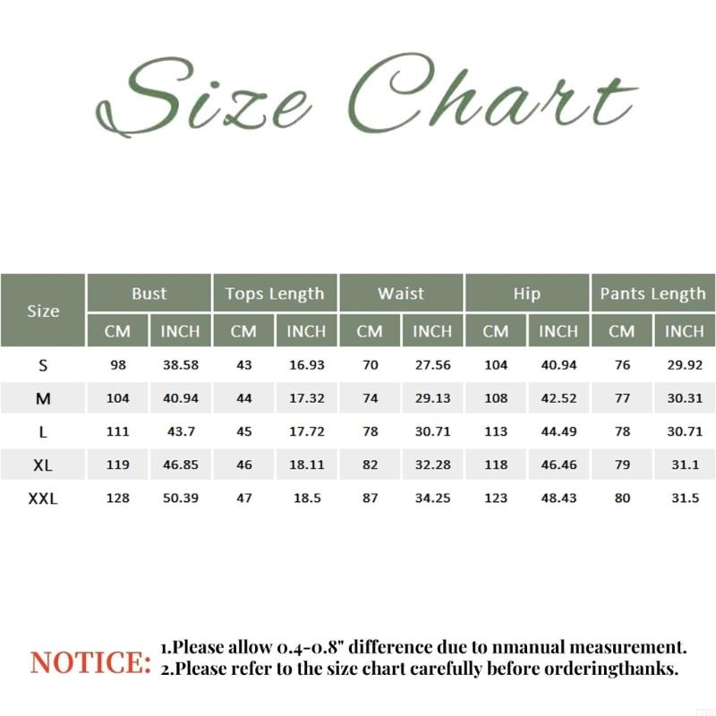 77HE Women's 2 Piece Outfits S - Linen Pant Wide review and price