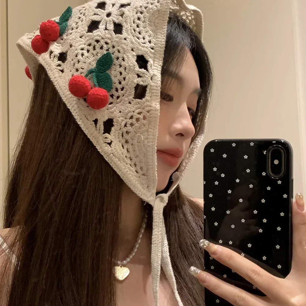 Sweet French Pastoral Style Tr - Headband Summer Knit review and price