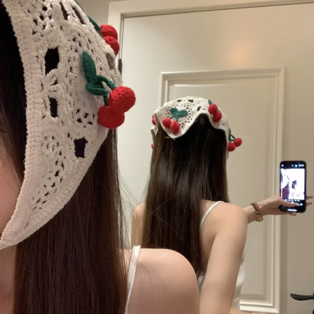 Sweet French Pastoral Style Tr - Headband Summer Knit review and price