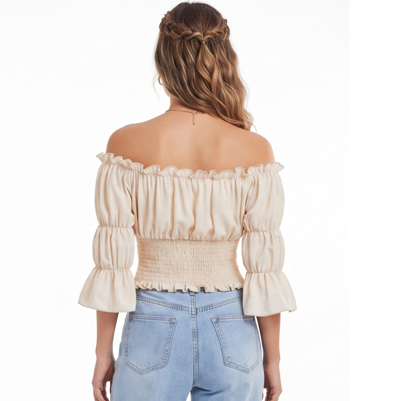Renaissance Blouse Women Top w - Blouse Off Shoulder review and price