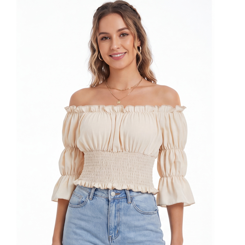 Renaissance Blouse Women Top w - Blouse Off Shoulder review and price