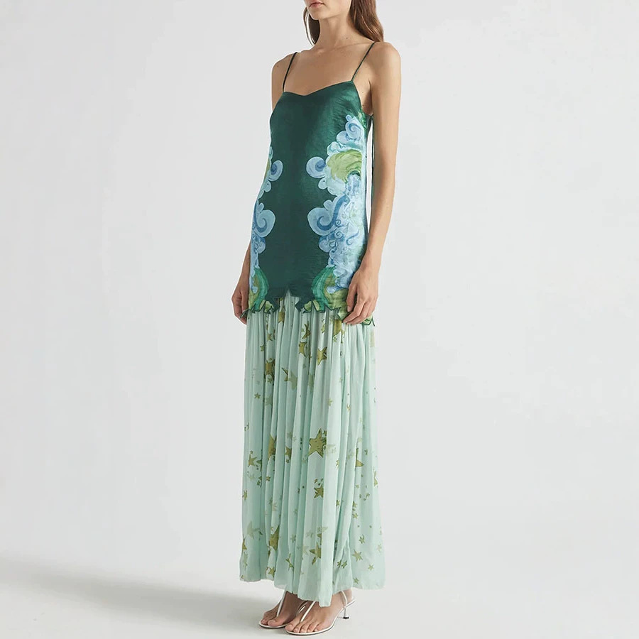 Shpmishal Women's 2 Piece Skir - Midi Skirt Floral review and price