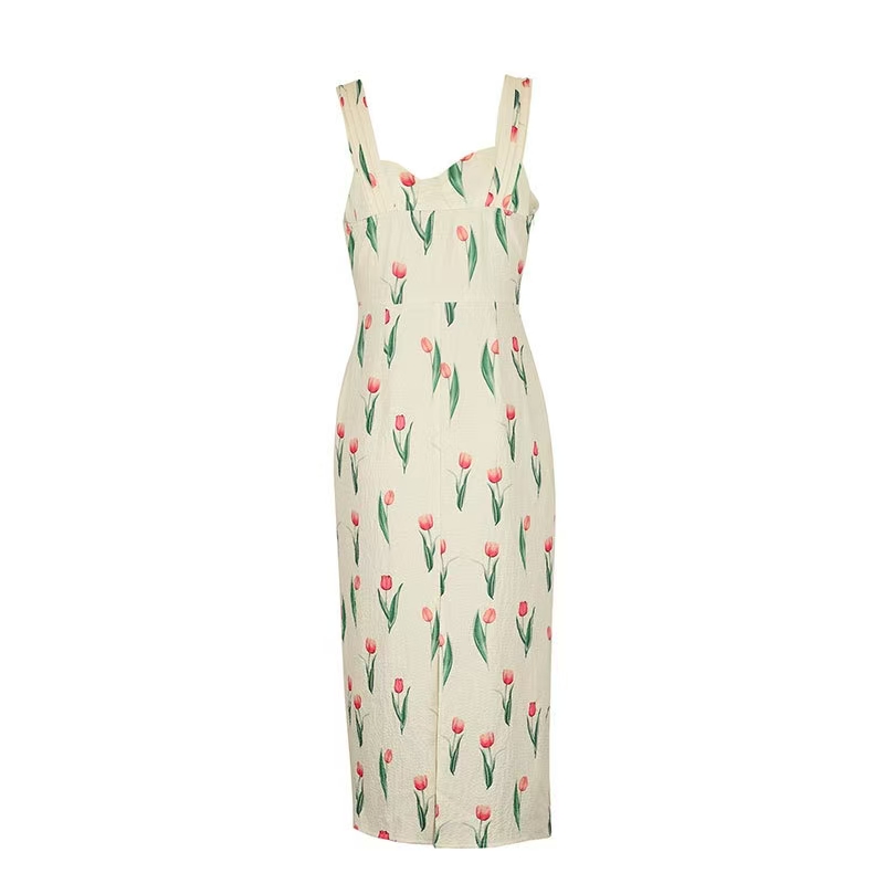 Fashionable Floral Print Crop  - Midi Skirt Floral review and price