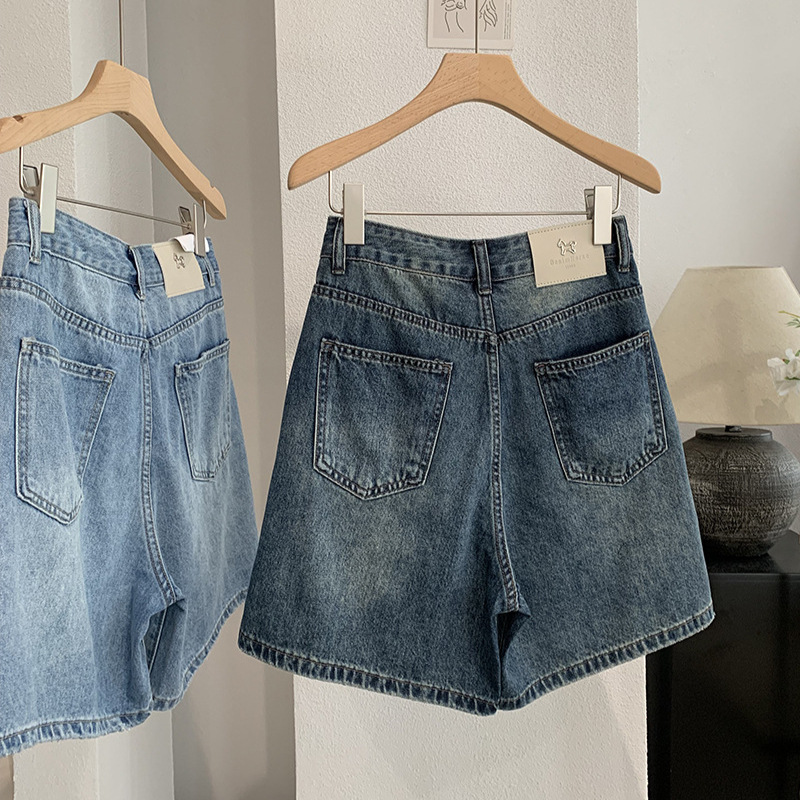 Denim Short Pant Women Jeans V - Shorts Denim Frayed review and price