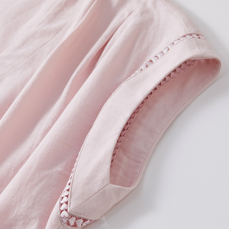 SENTUBILA Women's Midi Pink Dr - Linen Dress Wrap review and price