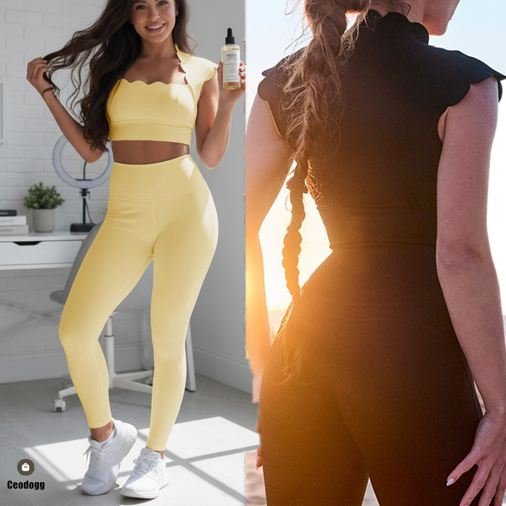 Pad Wavy Women Sports Vest Yog - Crop Top Crochet review and price