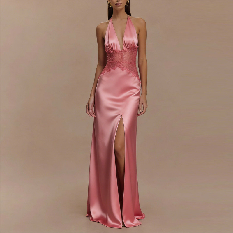 Sexy Backless Halter Maxi Dres - Maxi Dress Halter review and price