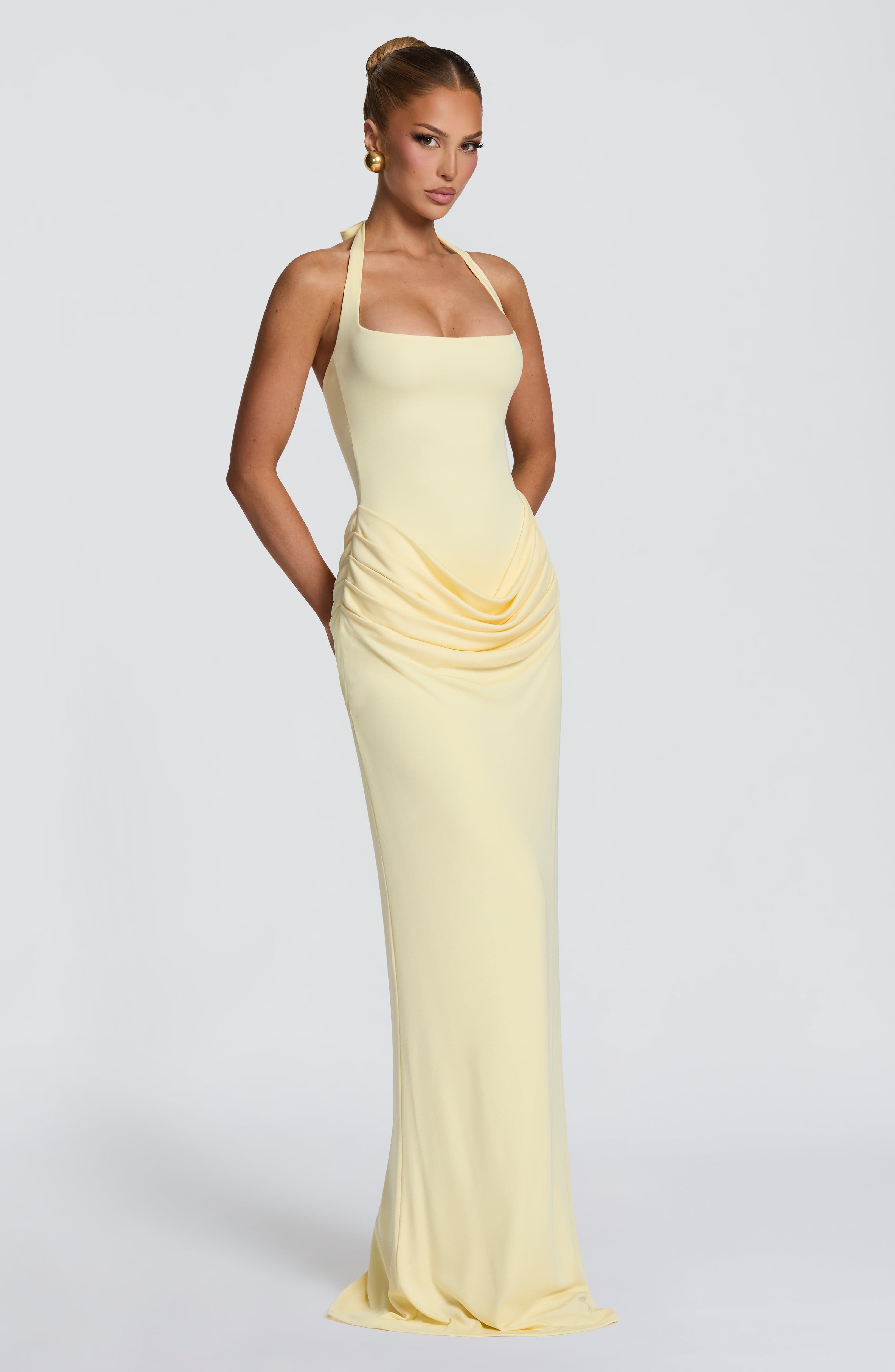 Halter Square Neck Maxi Dress  - Maxi Dress Halter review and price