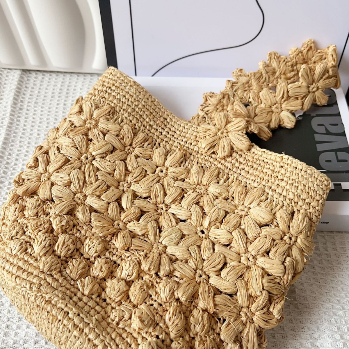 Women Summer Raffia Woven Buck - Crochet Bag Raffia review and price