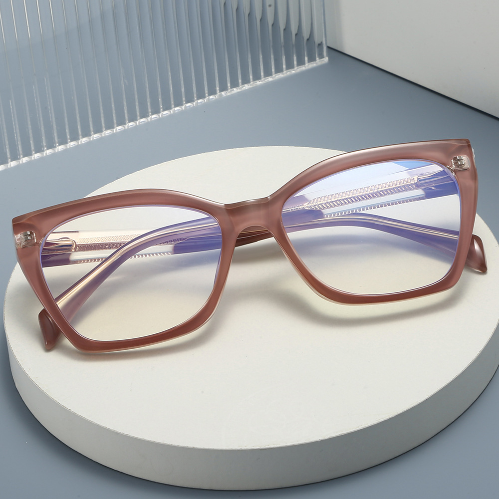 Cat Eye Large Frame Anti Blue  - Sunglasses Cat Eye review and price