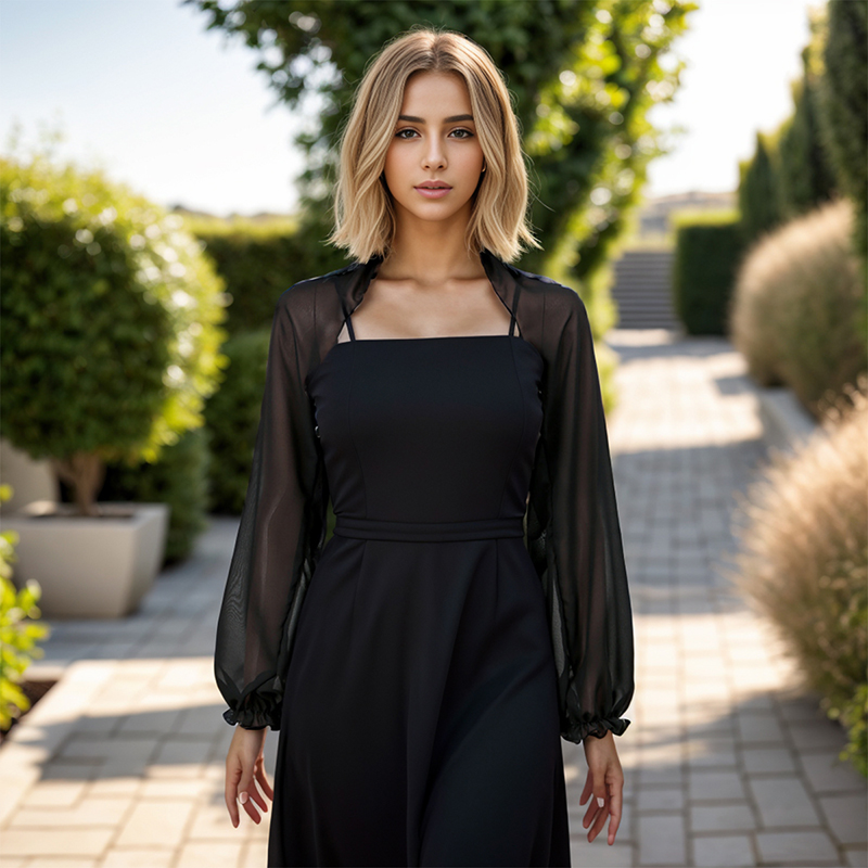 Solid Color Chiffon Shawl Summ - Blouse Off Shoulder review and price