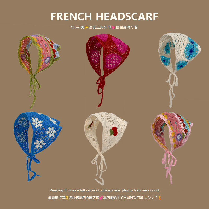 Knit Triangle Headband French  - Headband Summer Knit review and price