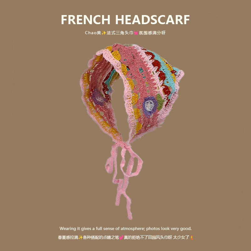 Knit Triangle Headband French  - Headband Summer Knit review and price