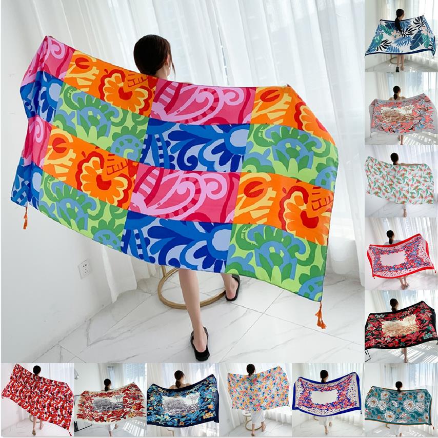 90x185cm Cotton Linen Print Su - Linen Dress Wrap review and price