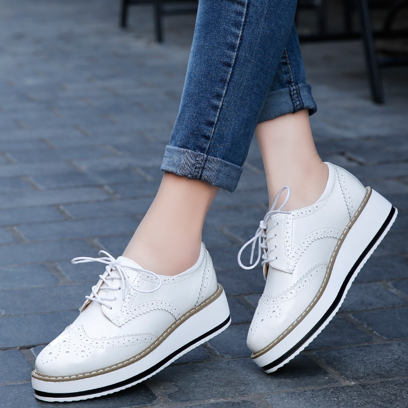 Women Loafers Shoes Leather Th - Wedge Espadrille Women review and price