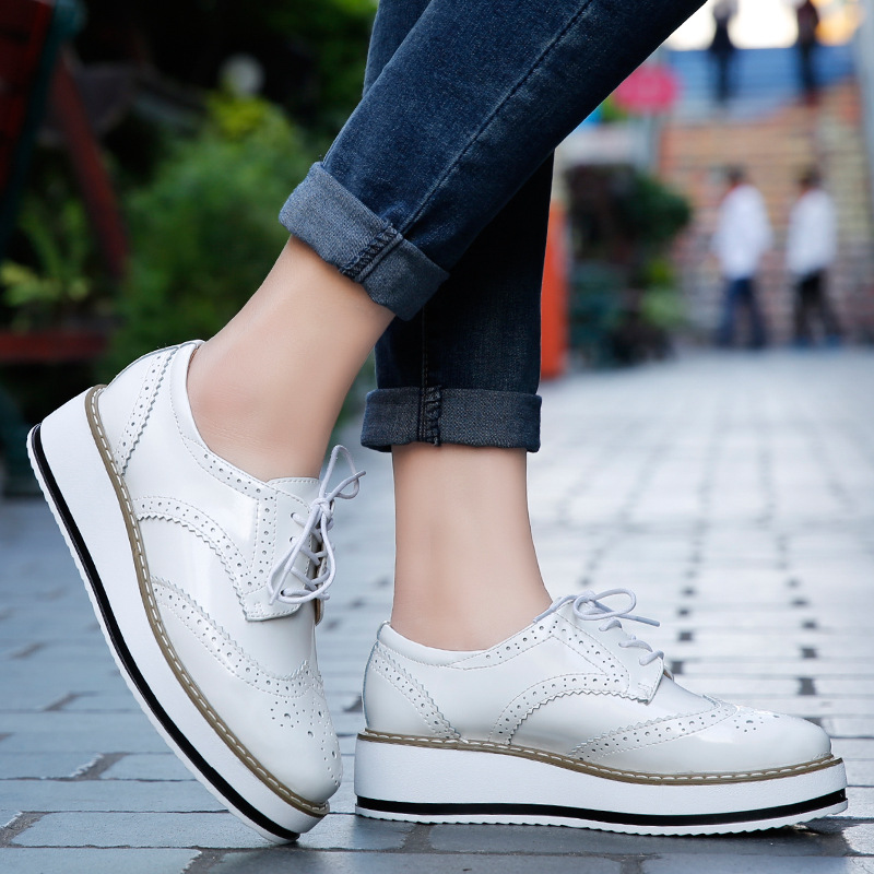 Women Loafers Shoes Leather Th - Wedge Espadrille Women review and price