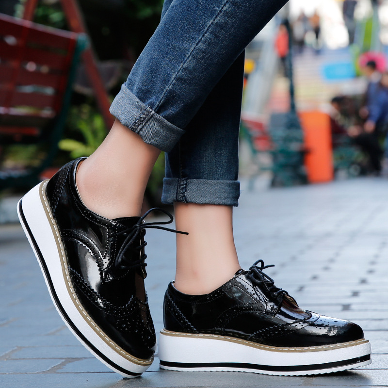 Women Loafers Shoes Leather Th - Wedge Espadrille Women review and price